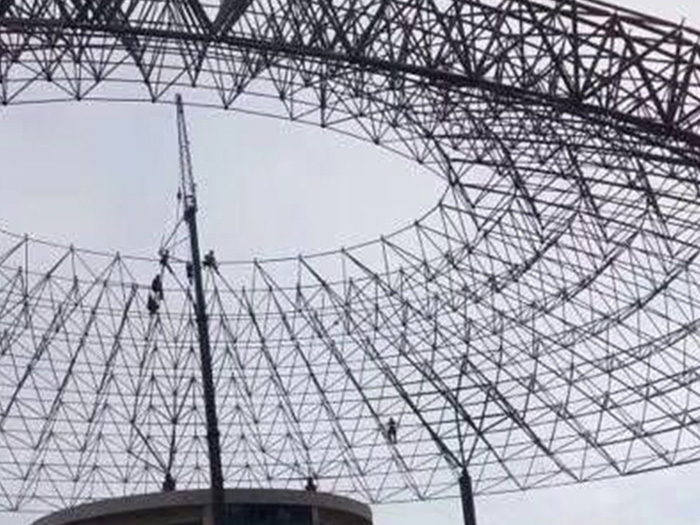 安阳篮球馆球形网架厂家价格